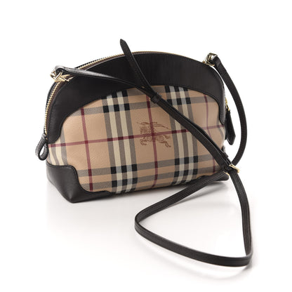 Burberry Haymarket Check Small Primrose Crossbody Bag Chocolate 3 of 12