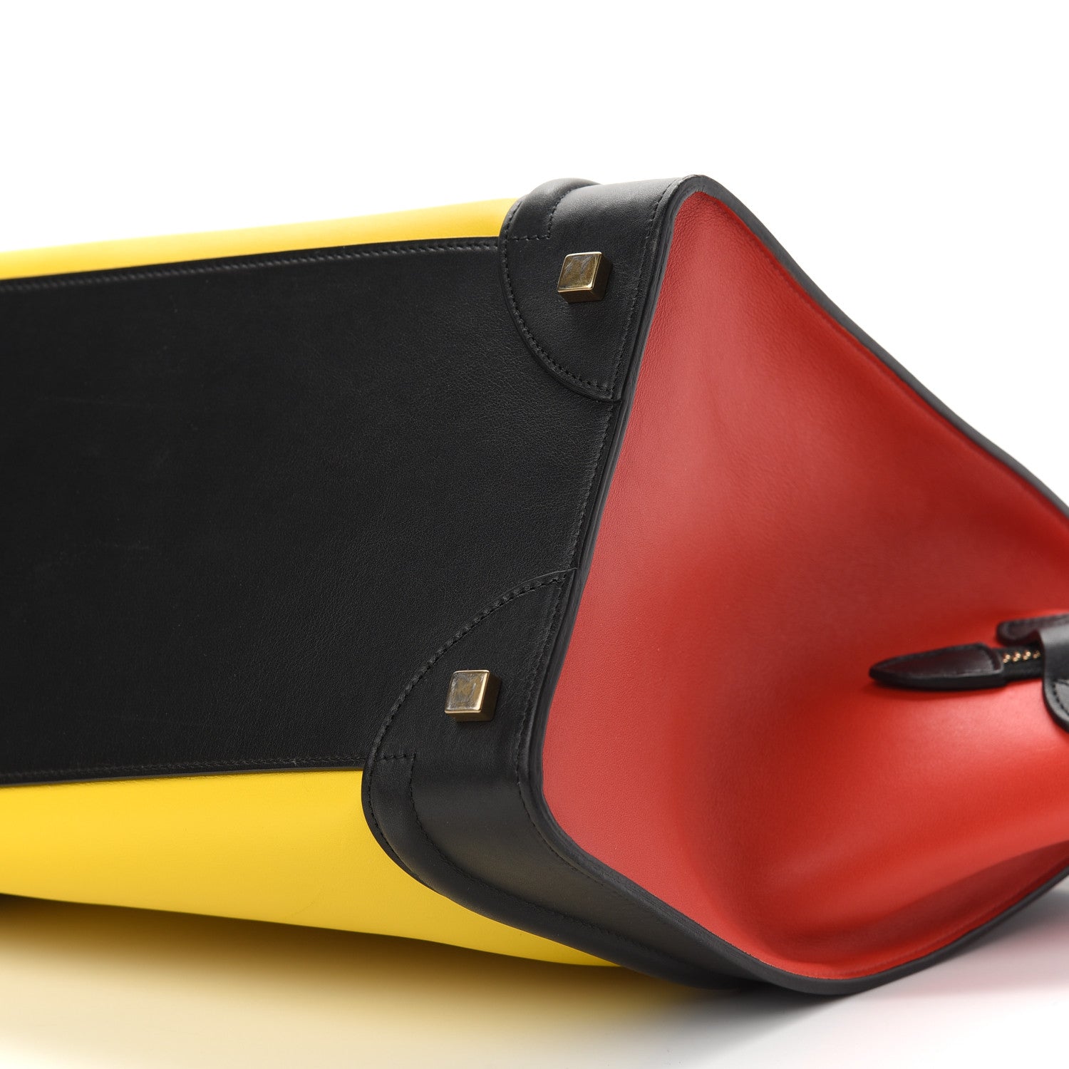 Celine Smooth Calfskin Mini Tri-Color Luggage Sunflower 8 of 8