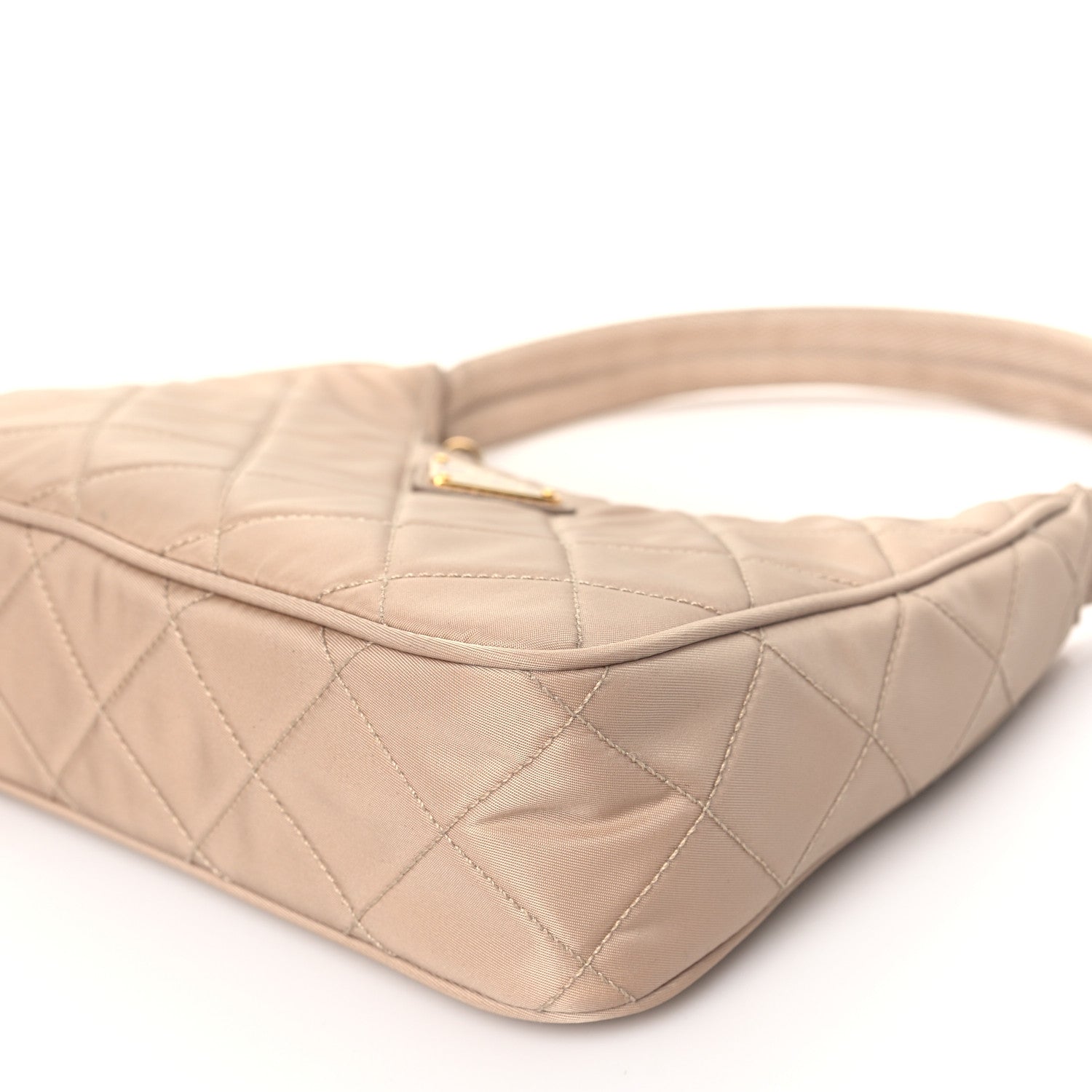 Prada Tessuto Nylon Impuntu Quilted Shoulder Bag Cammeo 10 of 10