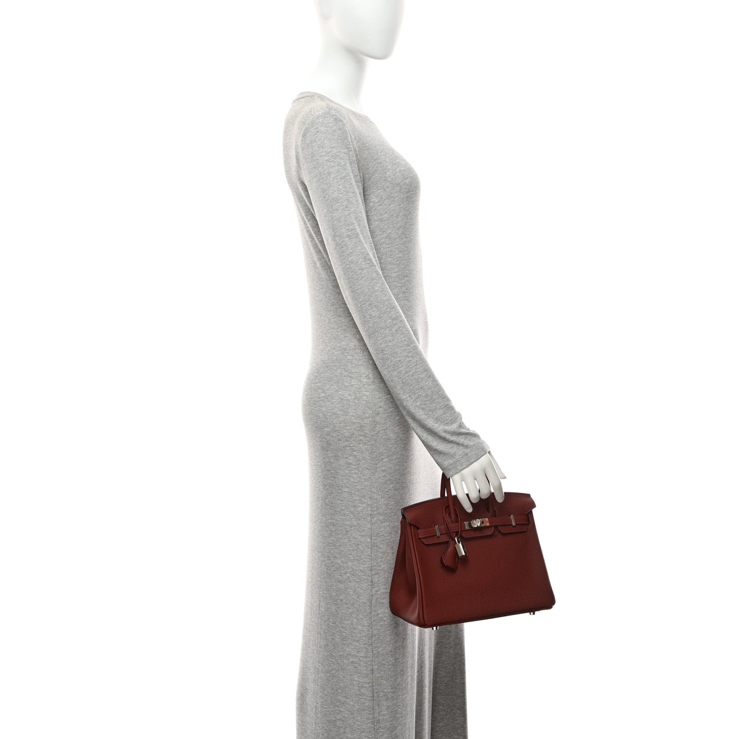 Hermes Togo Birkin 25 Rouge H 2 of 11