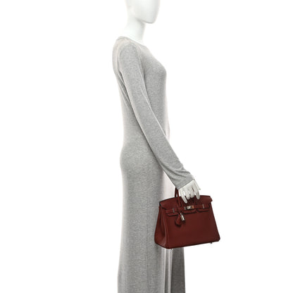 Hermes Togo Birkin 25 Rouge H 2 of 11