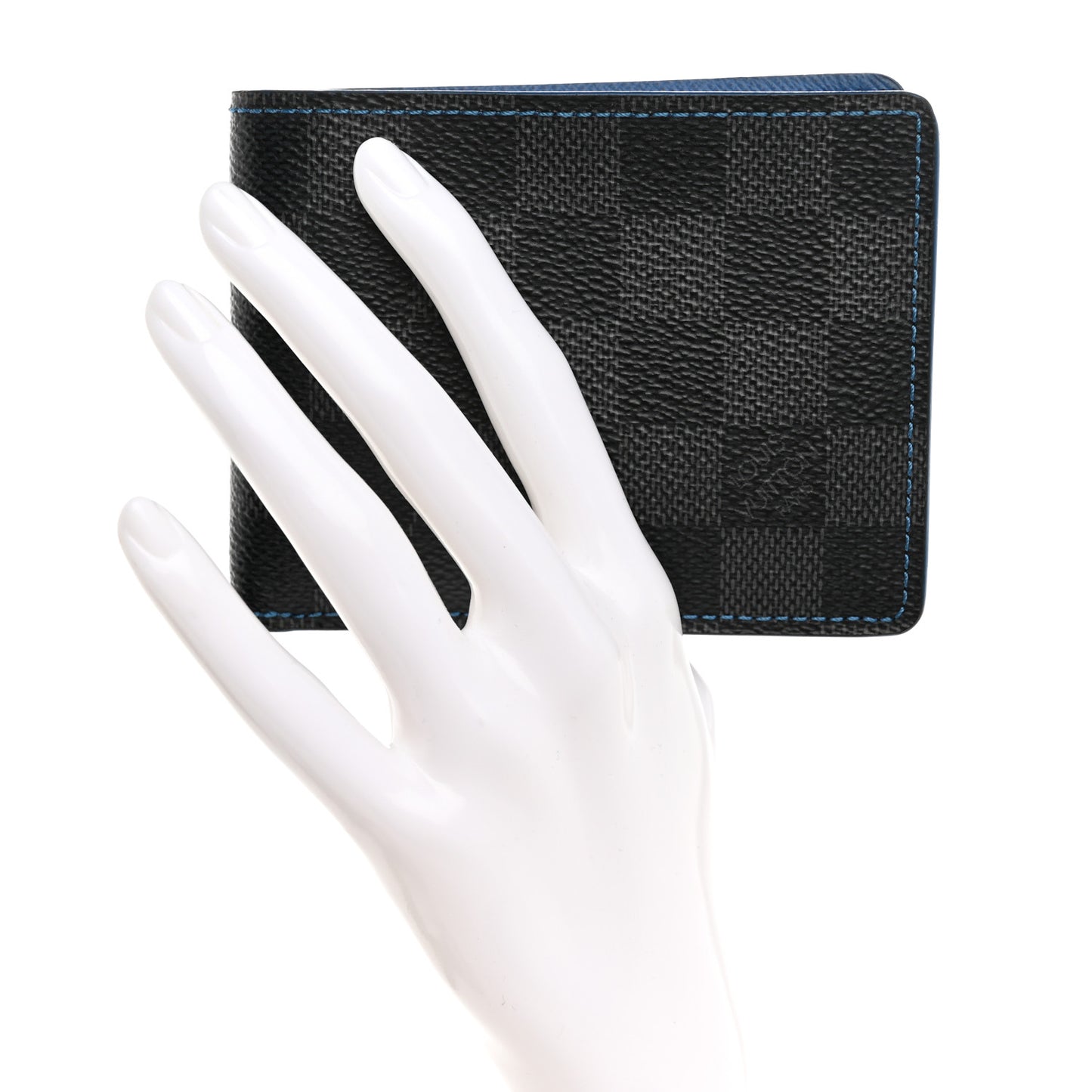 Damier Graphite Slender Wallet Blue