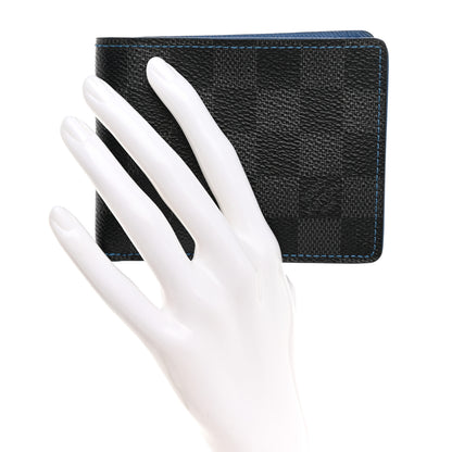 Louis Vuitton Damier Graphite Slender Wallet Blue 2 of 7