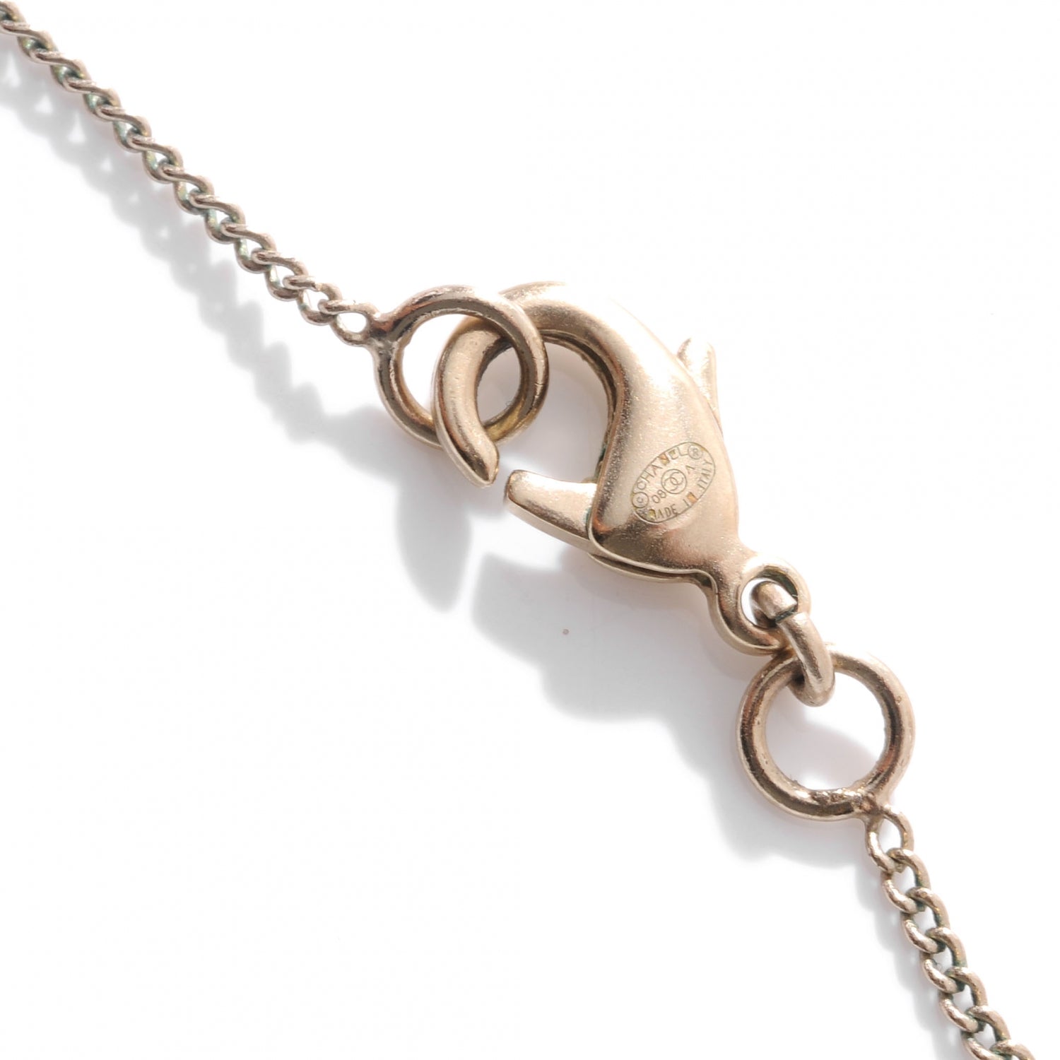 Chanel Camelia CC Logo Necklace 5 of 5