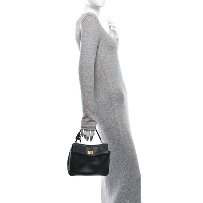 Balenciaga Natural Smooth Calfskin Mini Rodeo Top Handle Handbag Black 3 of 12