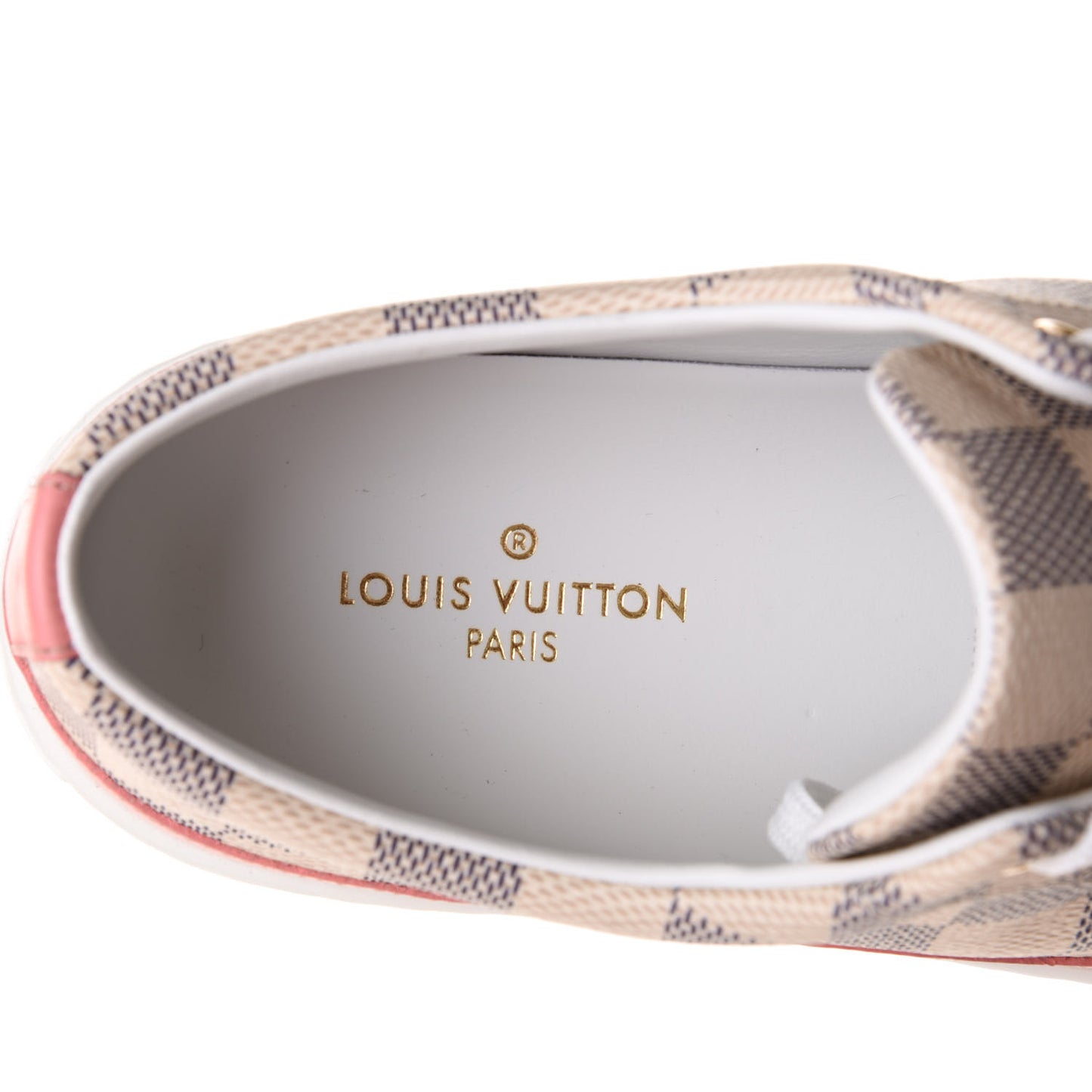 Damier Azur Stellar Sneakers 37 Rose Ballerine