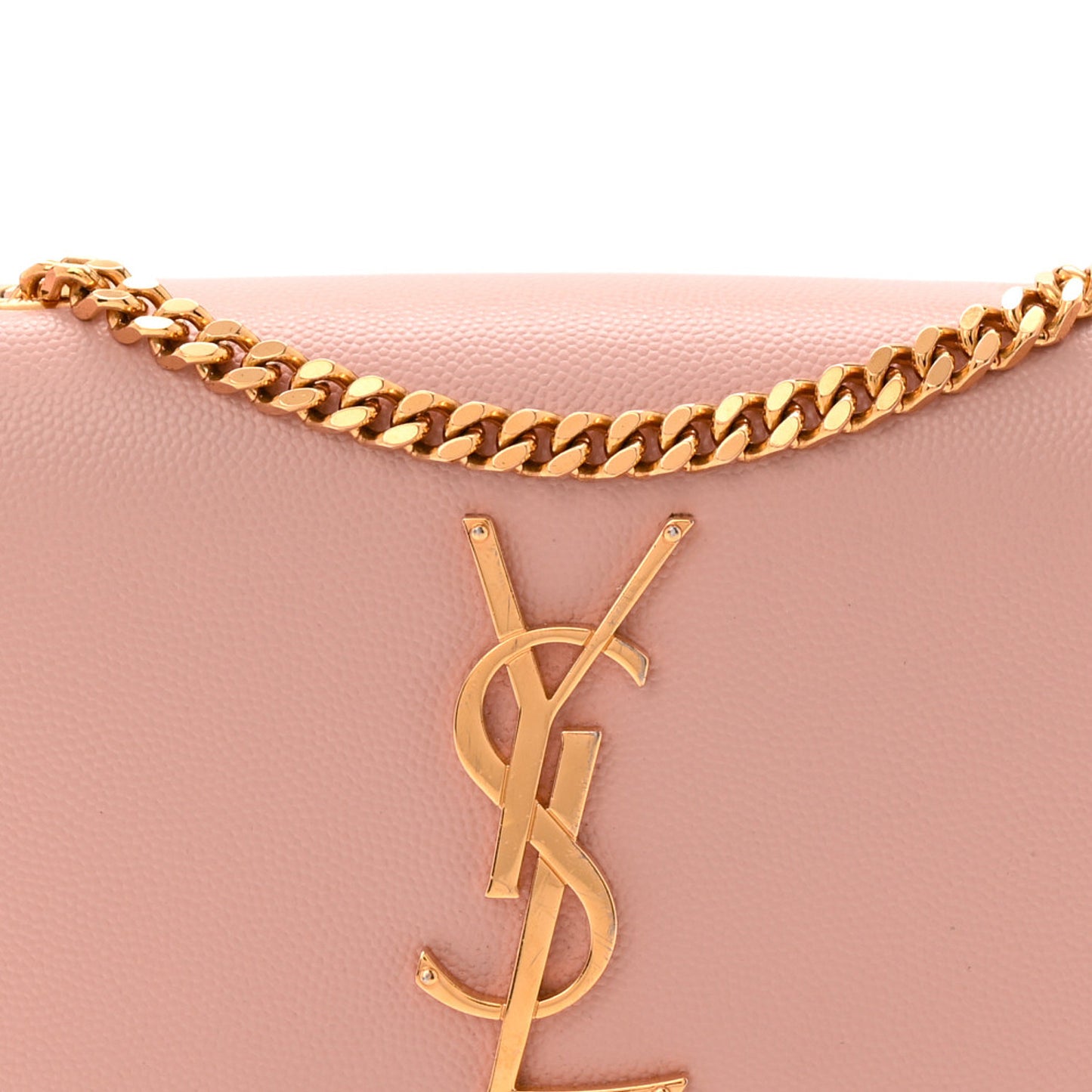 Grain De Poudre Small Monogram Kate Satchel Pale Blush