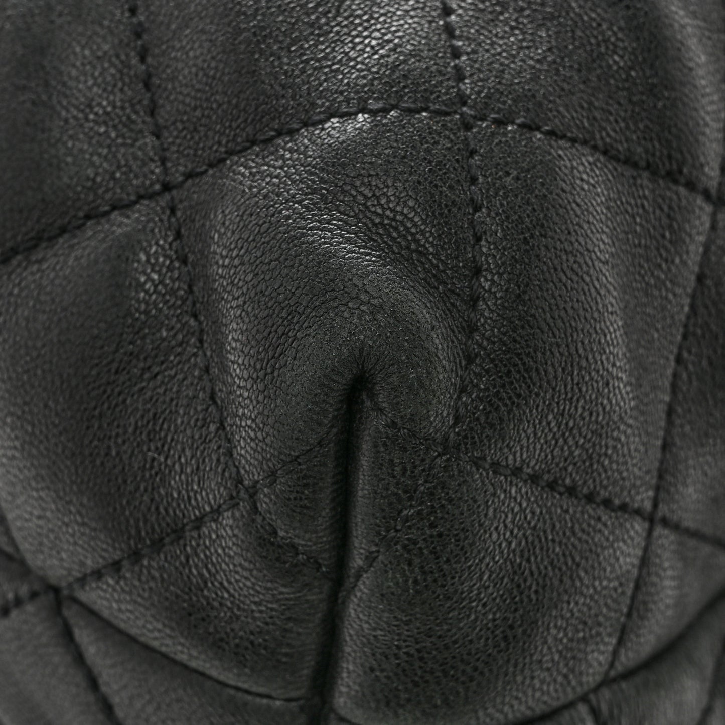 Lambskin Quilted Maxi Icare Shopping Tote Black