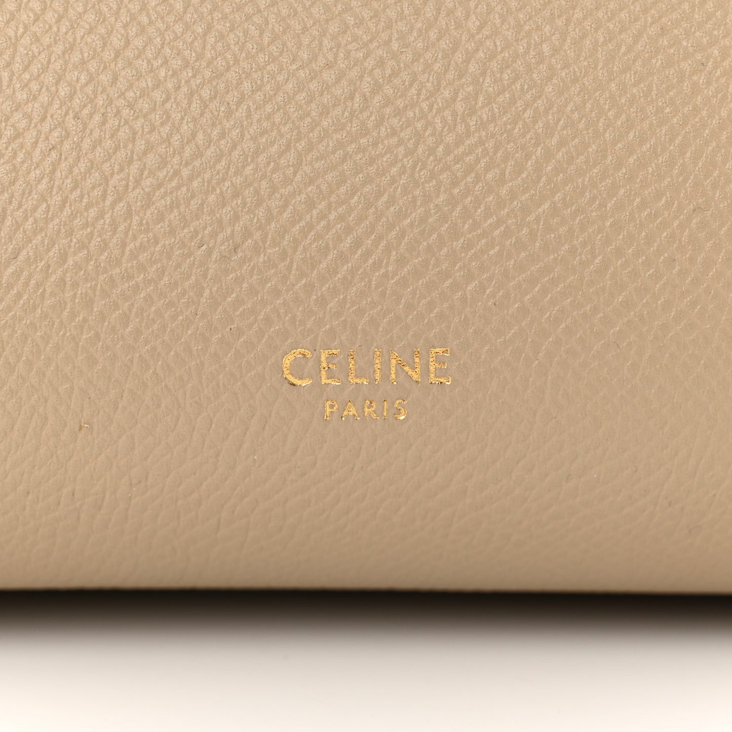 Grained Calfskin Mini Belt Bag Light Taupe
