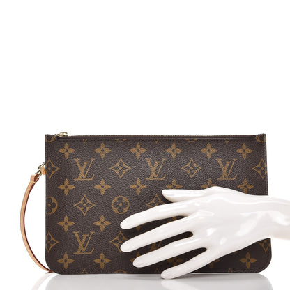 Louis Vuitton Monogram Neverfull MM GM Pochette 2 of 7