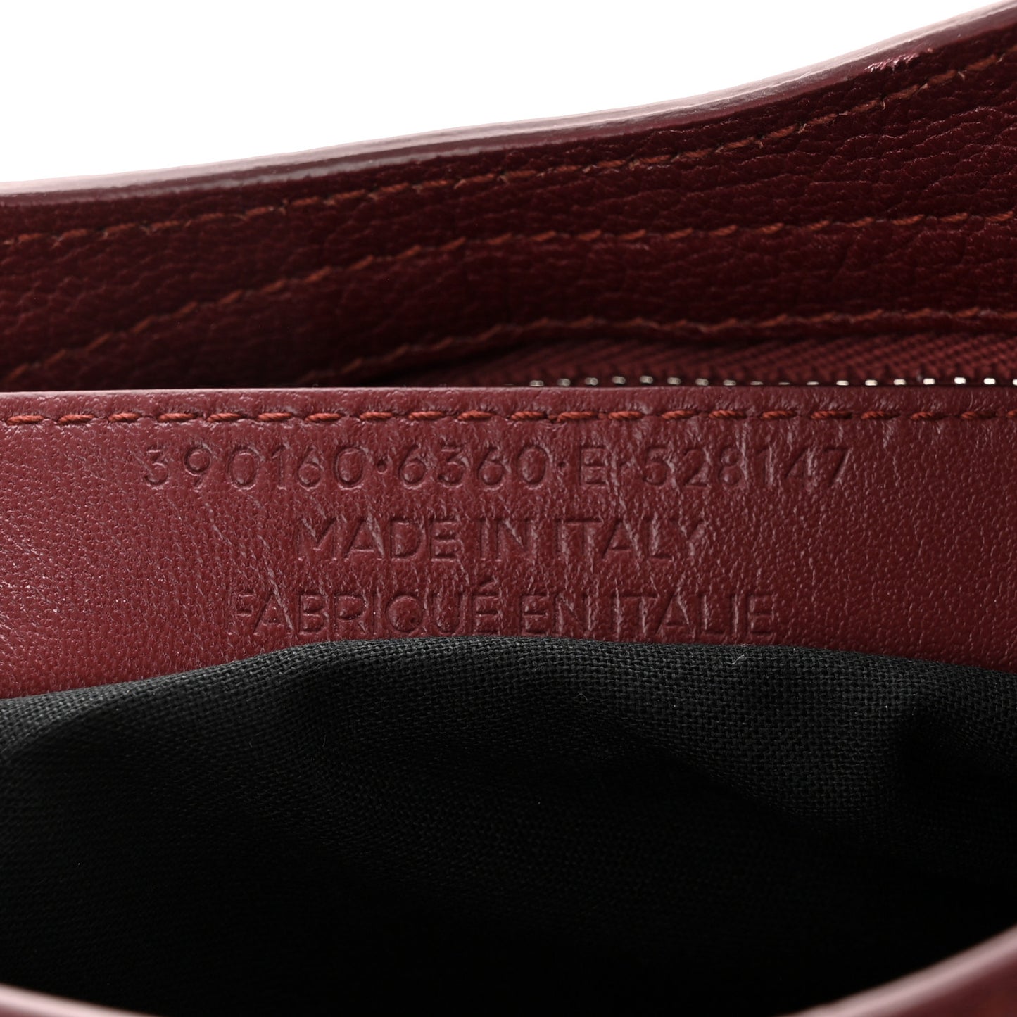 Chevre Silver Metallic Edge Hardware Mini City Cassis