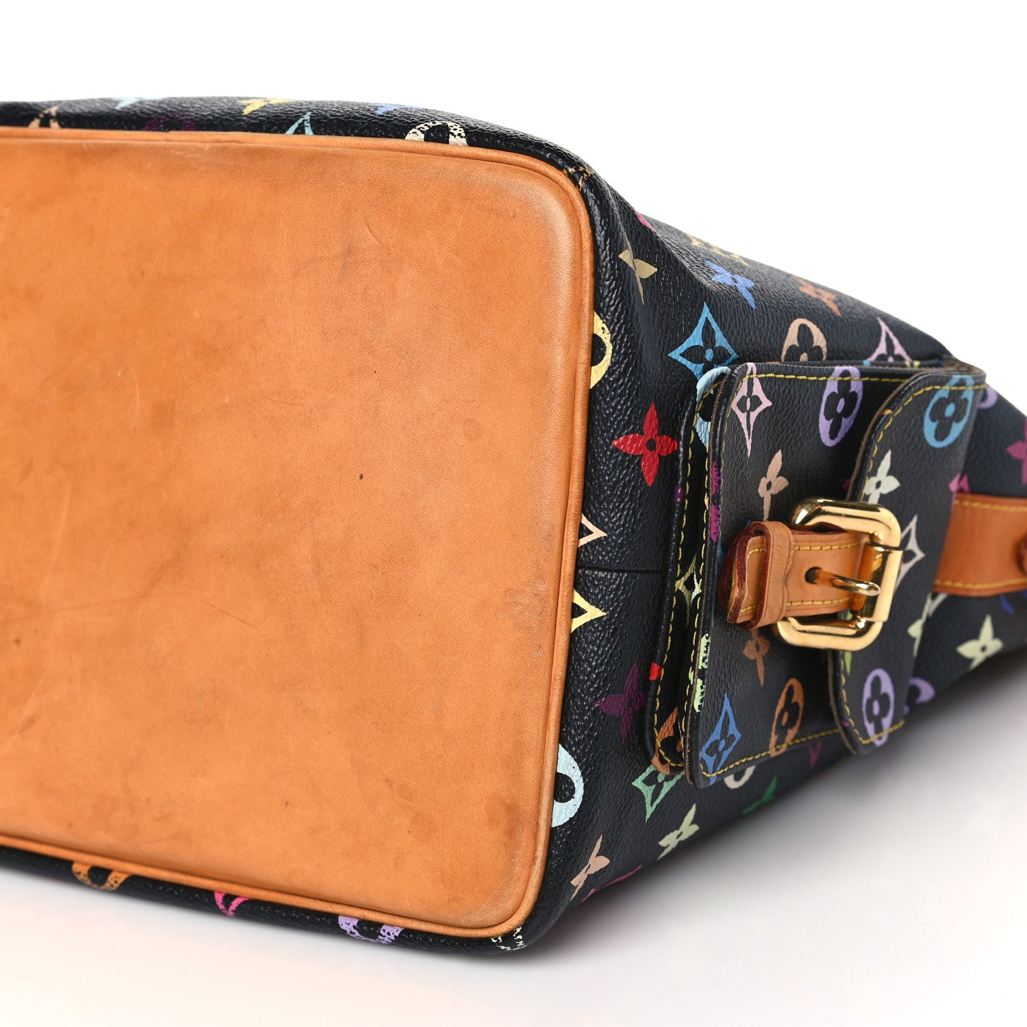Louis Vuitton Monogram Multicolor Petit Noe Black 7 of 8
