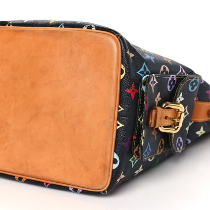 Louis Vuitton Monogram Multicolor Petit Noe Black 7 of 8