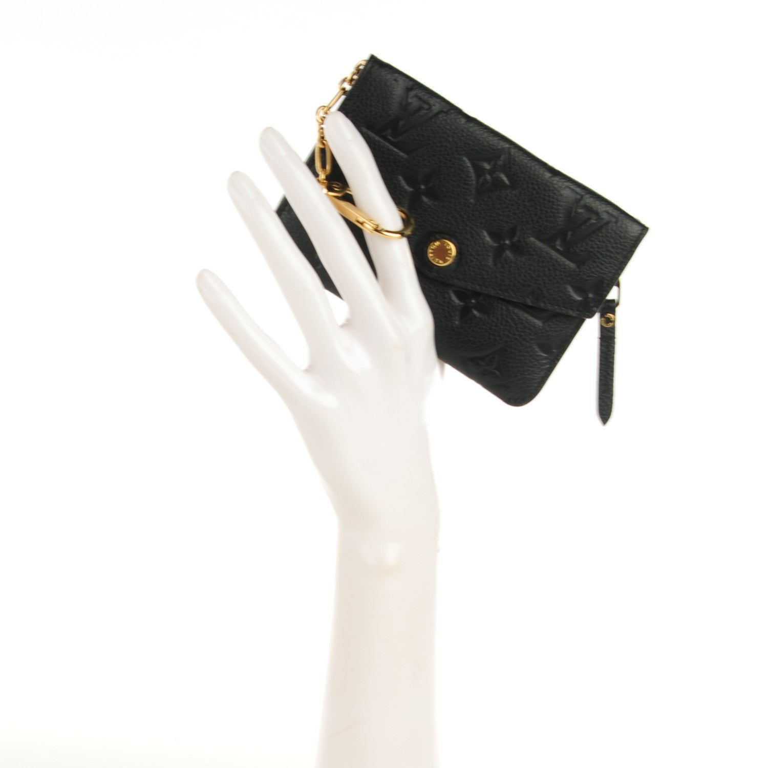 Louis Vuitton Empreinte Key Pouch Black 2 of 7