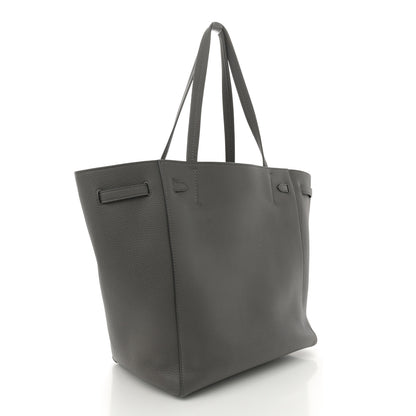 Celine Soft Grained Calfskin Medium Belt Cabas Phantom Grey 3 of 10