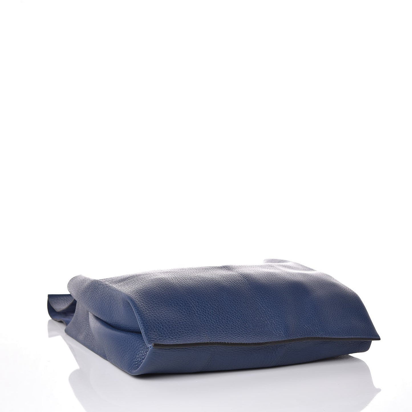 Alce Printed Calfskin Shopping Tote Blue