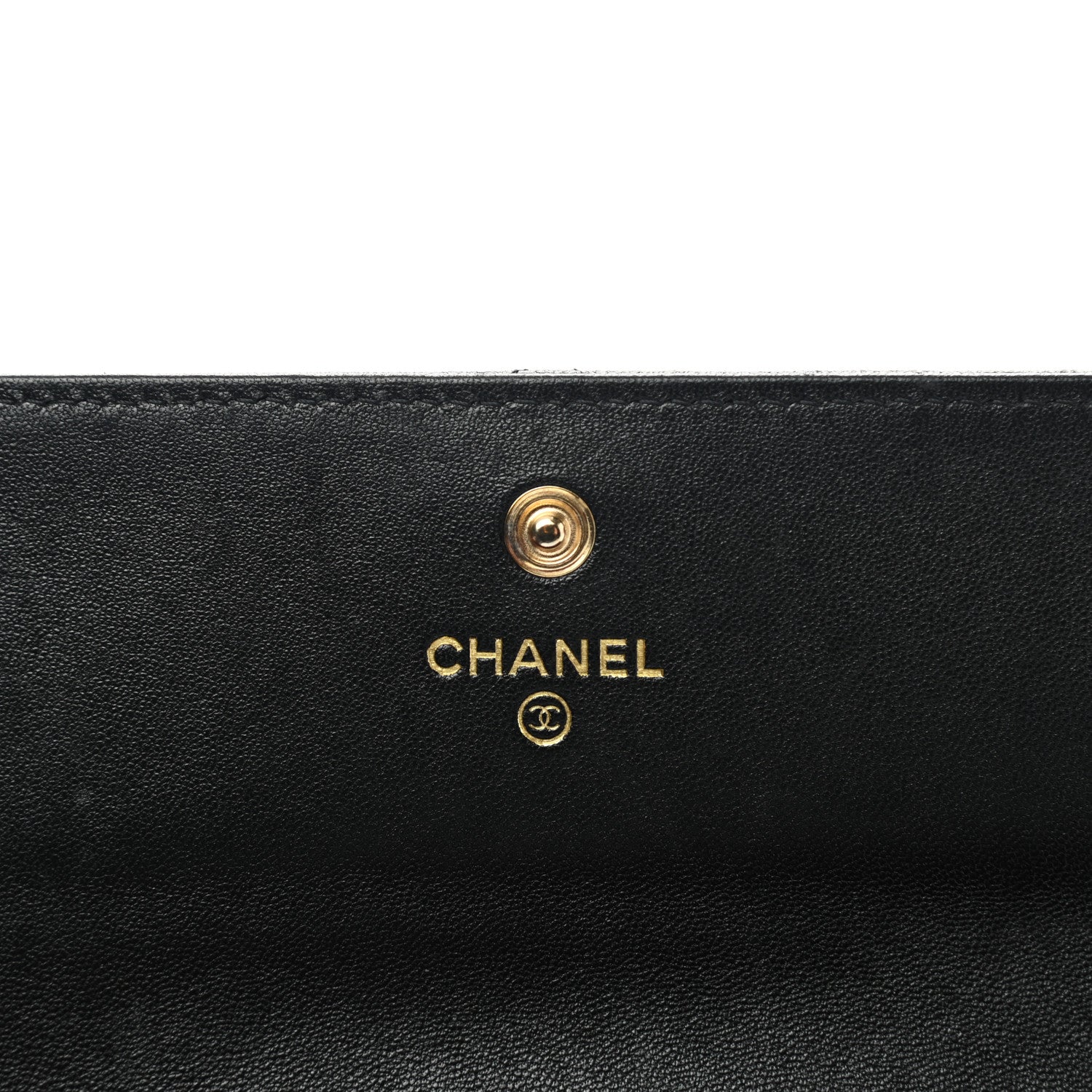 Chanel Lambskin Quilted Chanel 19 Flap Wallet Black 5 of 8