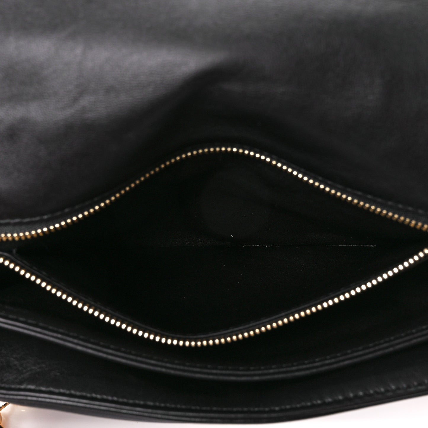 Lambskin Small Goya Puffer Bag Black