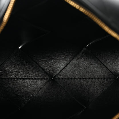 Bottega Veneta Lambskin Maxi Intrecciato Small Cassette Camera Bag Black 12 of 25
