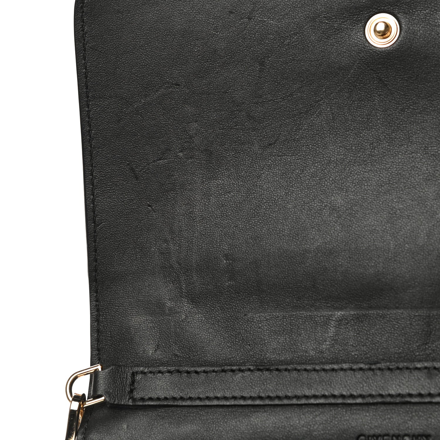 Givenchy Suede Calfskin Egyptian Print Mini Pandora Chain Wallet Multicolor 12 of 16