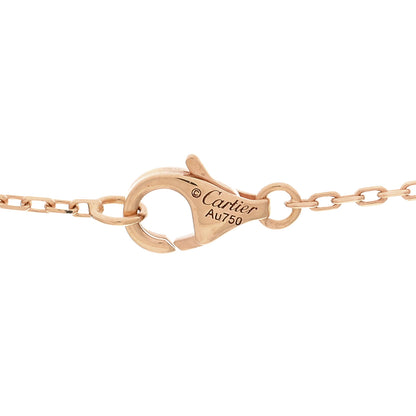 Cartier 18K Pink Yellow White Gold Pearl Trinity Drop Necklace 4 of 4