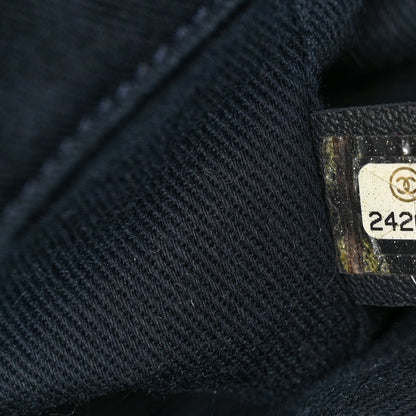 Chanel Denim Medium Deauville Tote Dark Blue 7 of 13