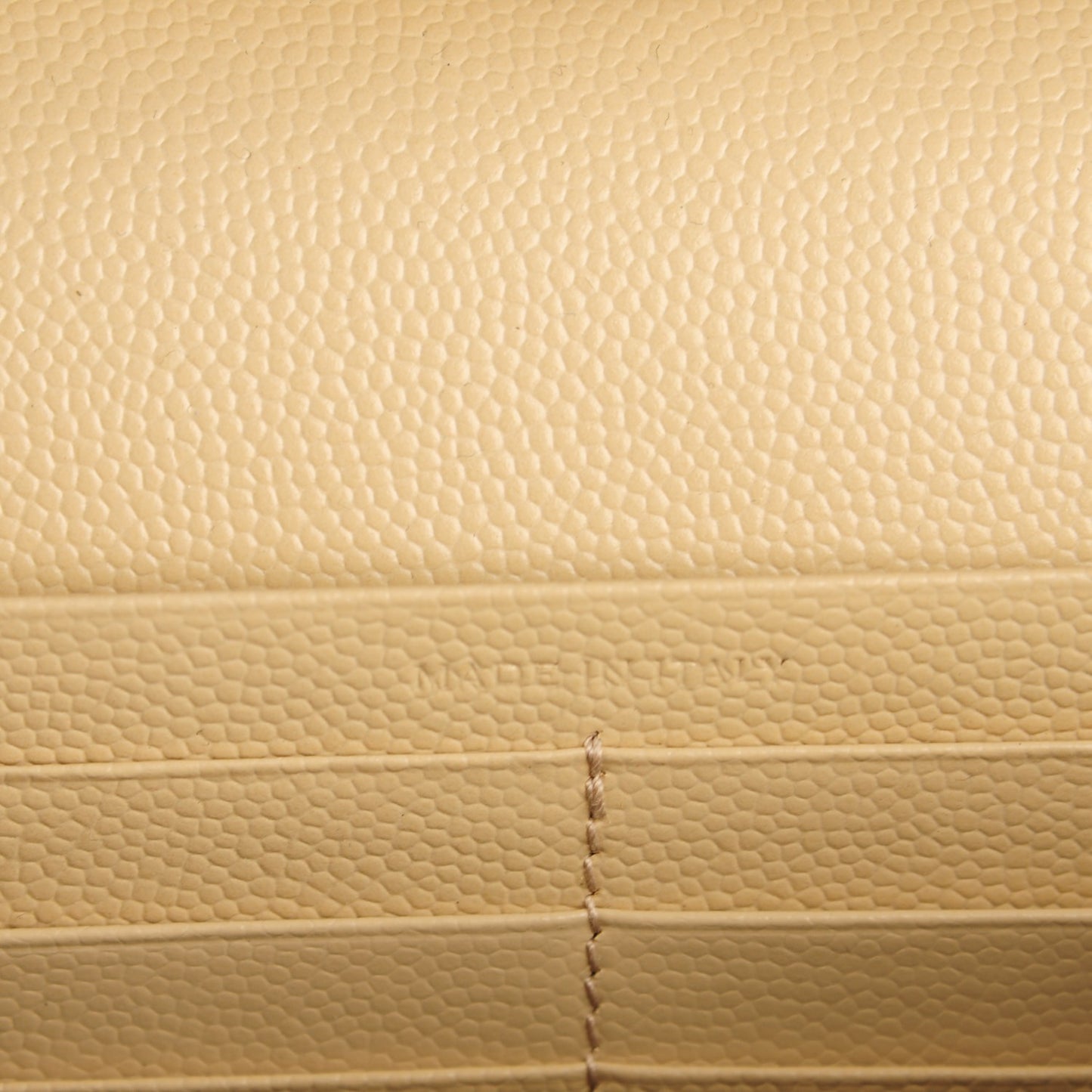 Grain De Poudre Matelasse Chevron Monogram Chain Wallet Powder