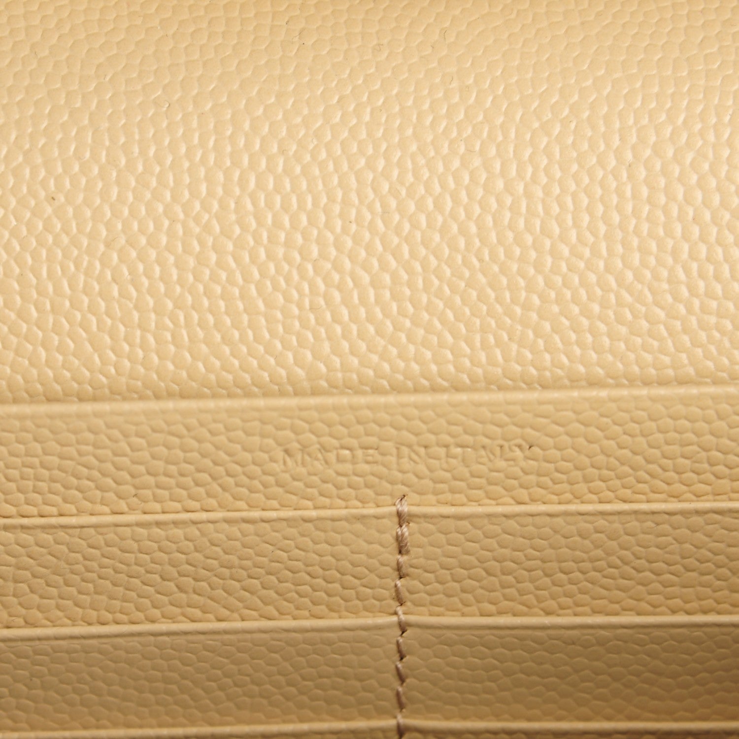 Saint Laurent Grain De Poudre Matelasse Chevron Monogram Chain Wallet Powder 7 of 8