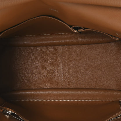 Hermes Taurillon Clemence Jypsiere 37 Gold 5 of 11
