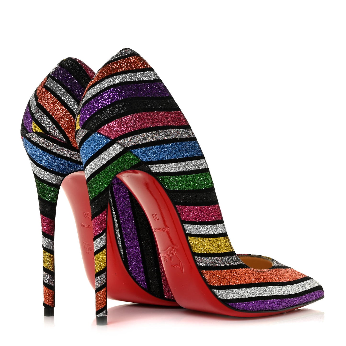 Suede Stripyglitter So Kate 120 Pumps 39 Multi