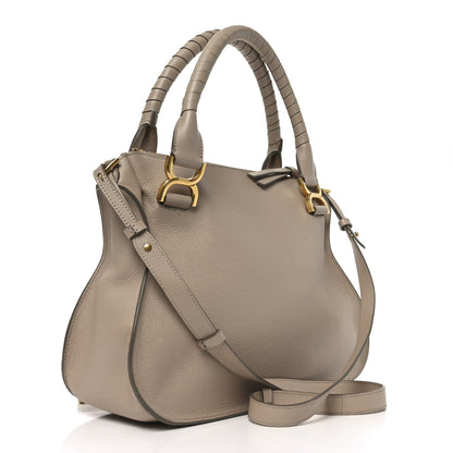 Chloe Calfskin Medium Marcie Satchel Rope Beige 3 of 11
