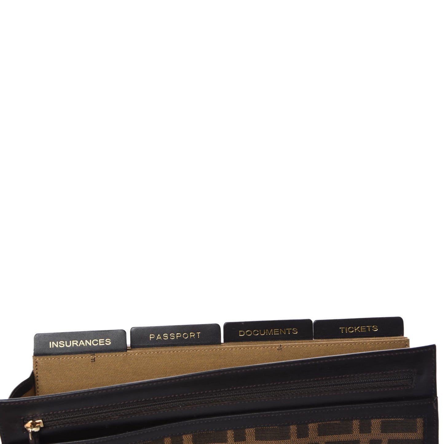 Zucca Travel Clutch Tobacco