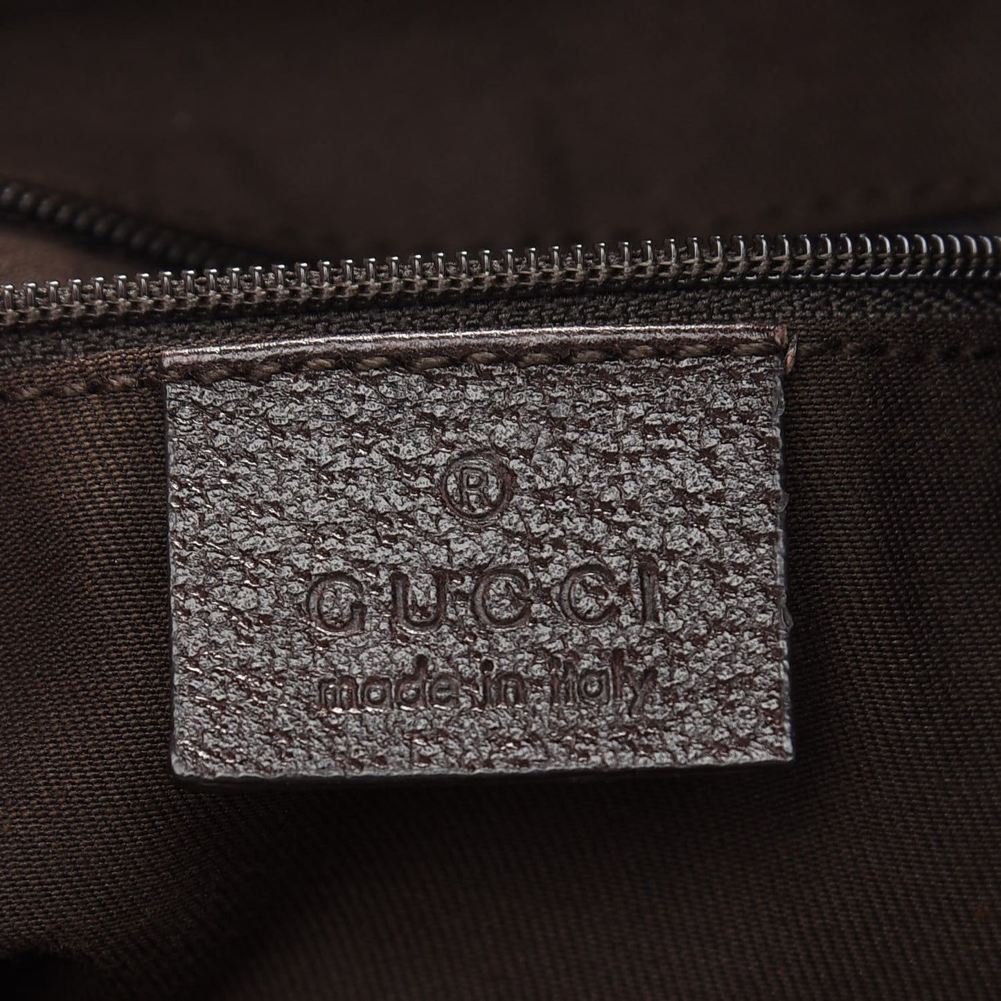 Monogram Large Abbey Tote Dark Brown