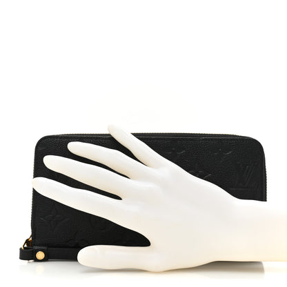 Louis Vuitton Empreinte Zippy Wallet Black 2 of 16