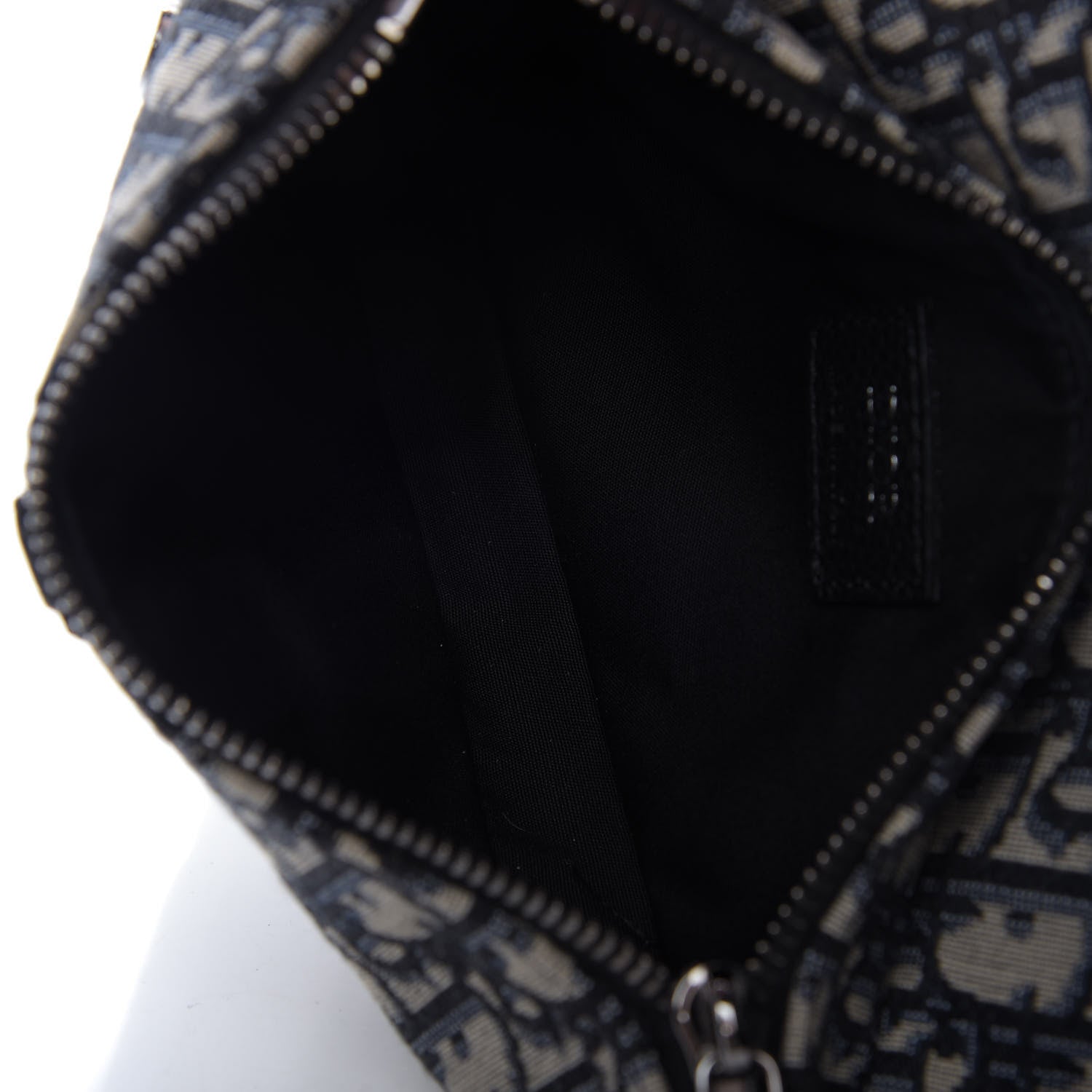Christian Dior Oblique Mens Mini Saddle Bag Blue 5 of 10