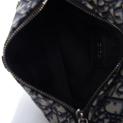 Christian Dior Oblique Mens Mini Saddle Bag Blue 5 of 10
