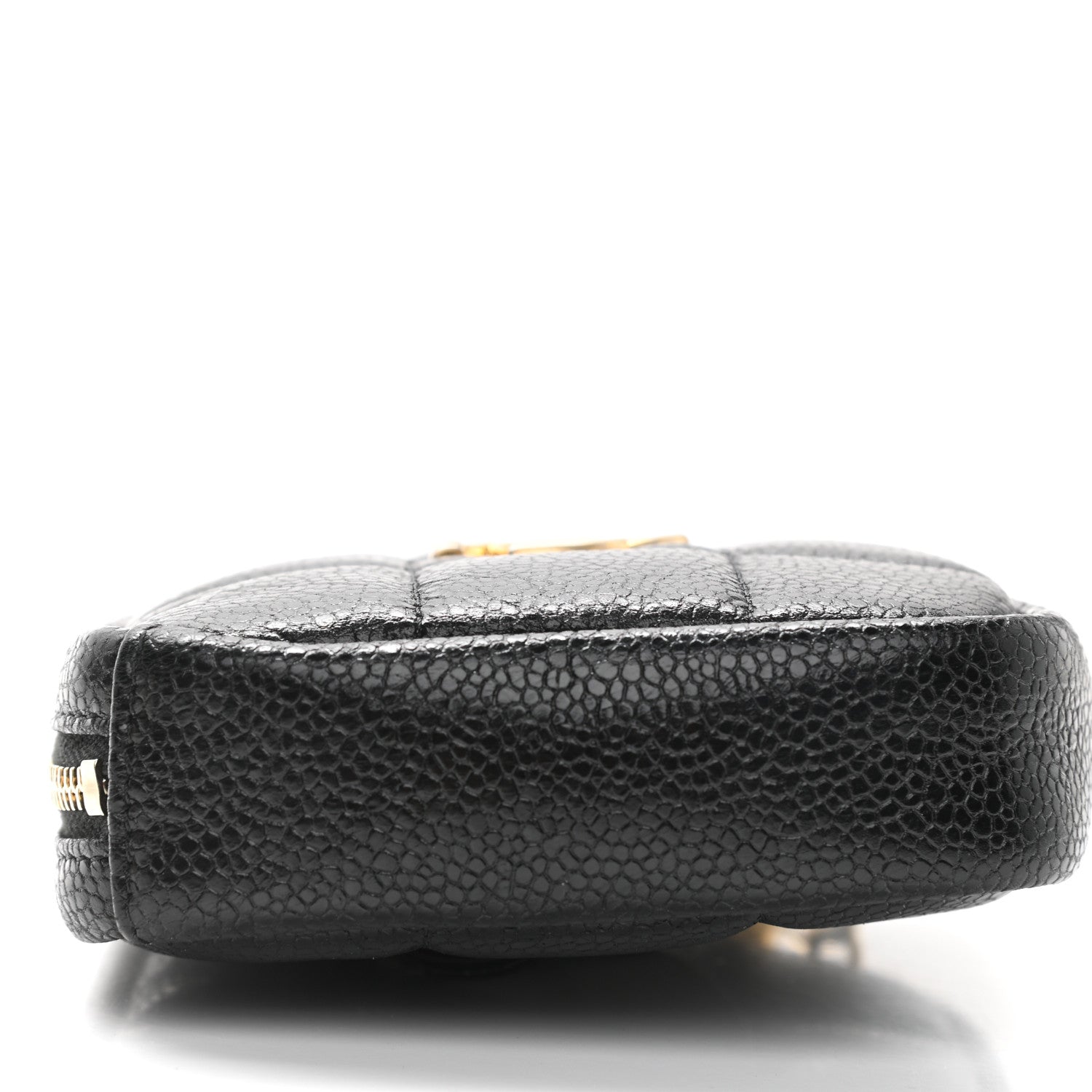 Chanel Caviar Quilted Coin Purse Belt Bag Black 9 of 12