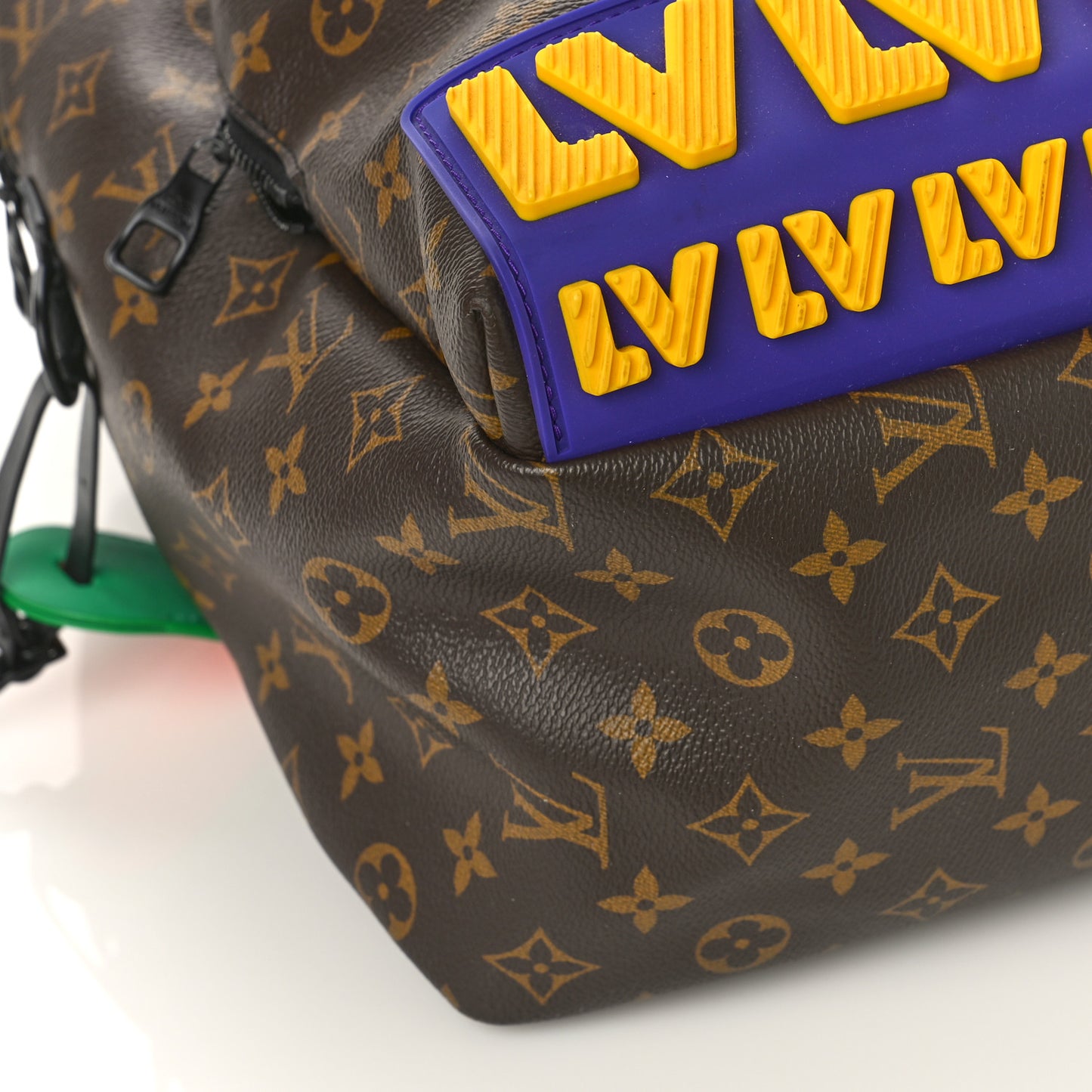 Monogram LV Rubber Discovery Backpack Multicolor