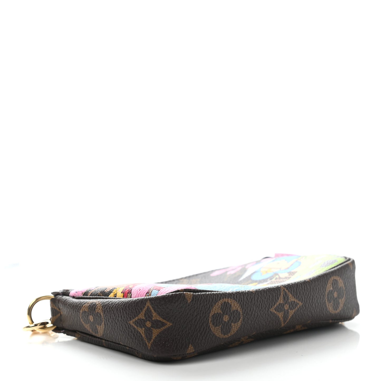 Monogram 2021 Christmas Animation Japanese Garden Mini Pochette Accessories Wisteria Pink