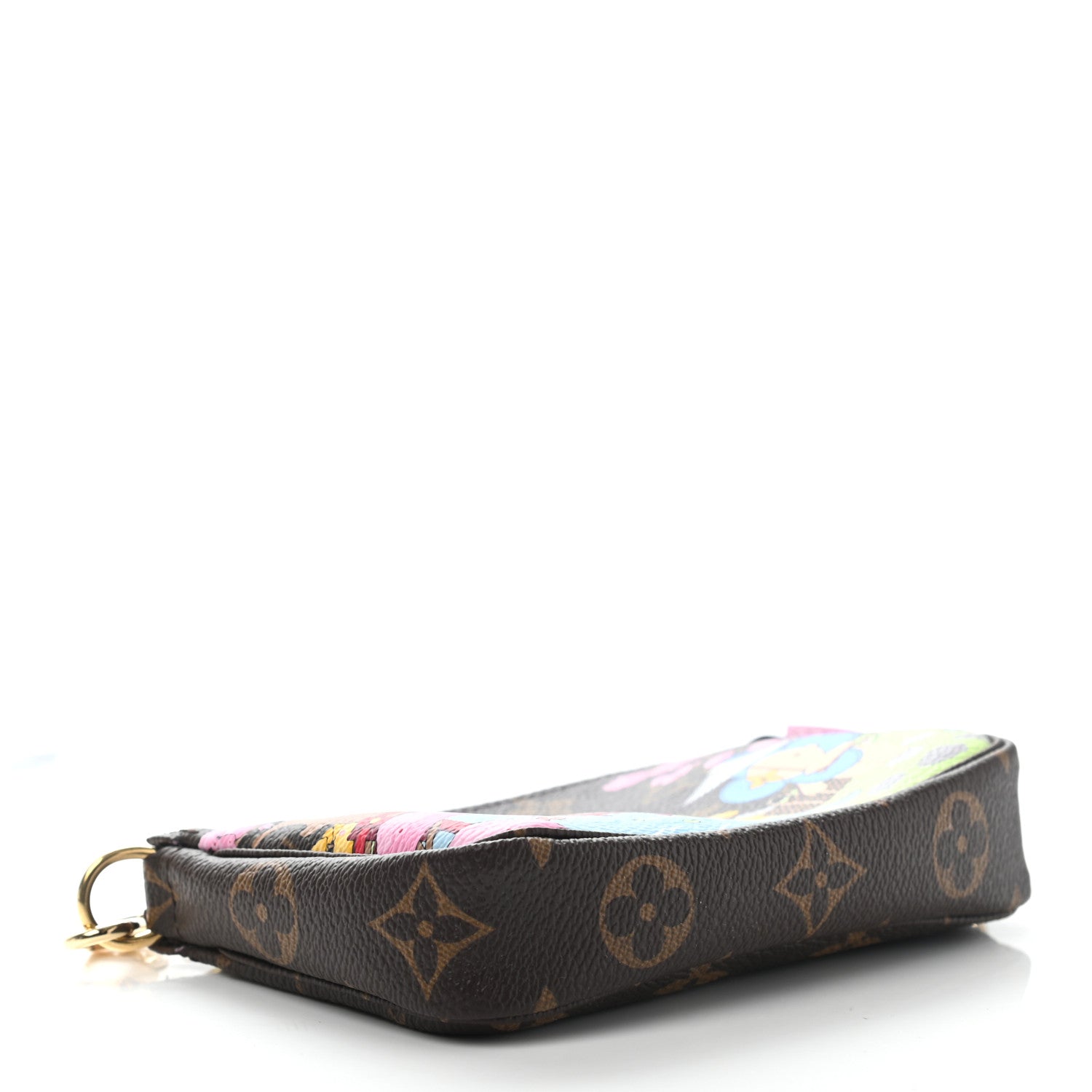 Louis Vuitton Monogram 2021 Christmas Animation Japanese Garden Mini Pochette Accessories Wisteria Pink 4 of 8