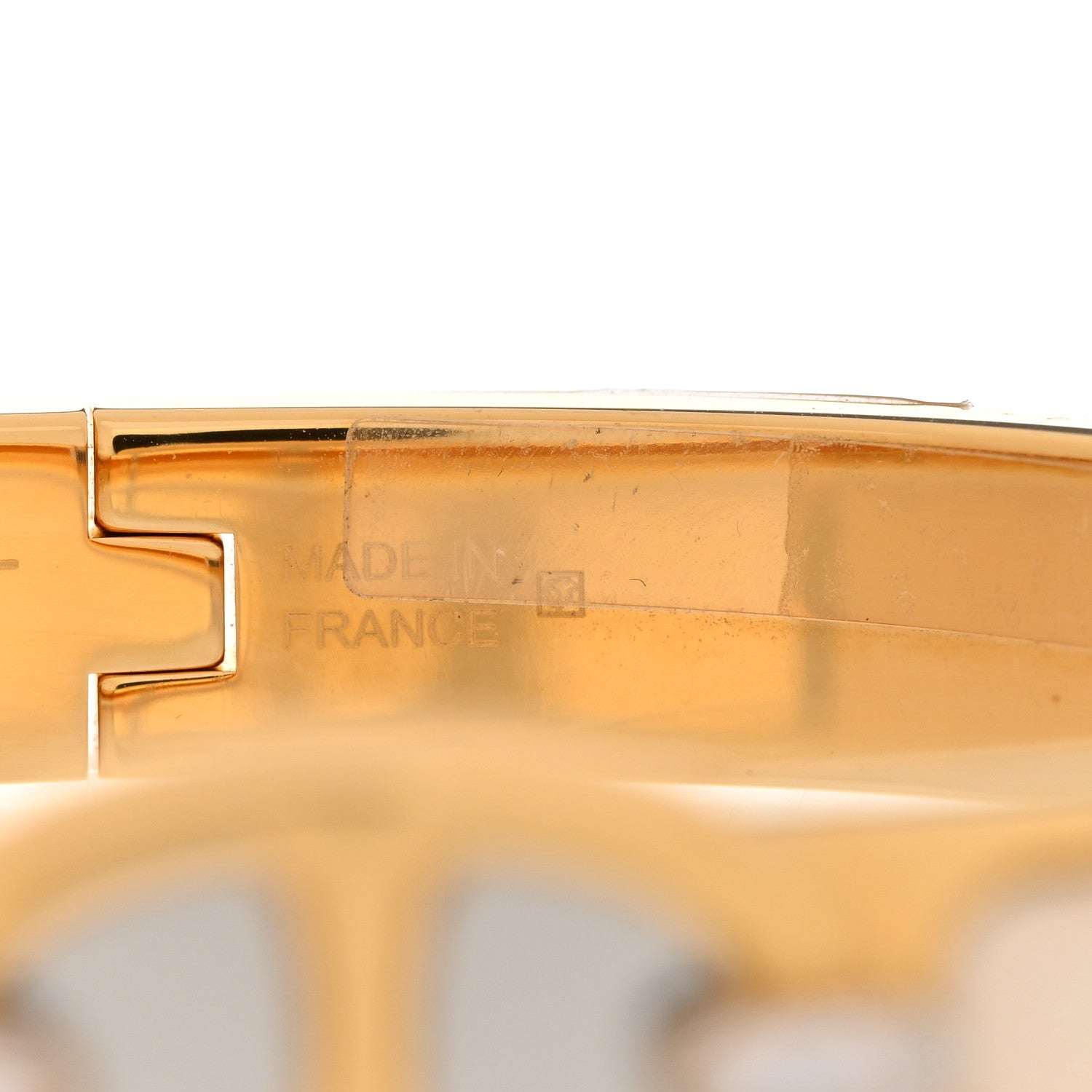 Hermes Enamel Mini Farandole Clic Chaine D'Ancre Bracelet Creme 5 of 6