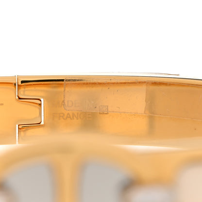 Hermes Enamel Mini Farandole Clic Chaine D'Ancre Bracelet Creme 5 of 6