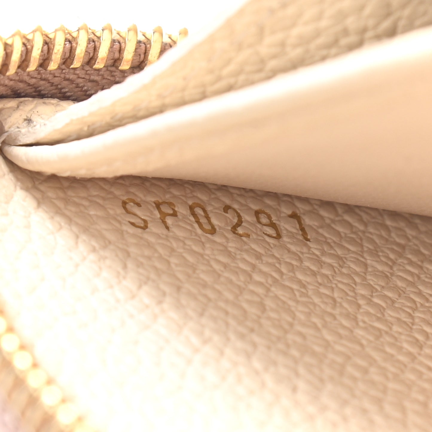 Empreinte Monogram Giant Zippy Wallet Creme Bois De Rose