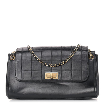 Chanel Lambskin Chocolate Bar Accordion Mademoiselle Black 1 of 14