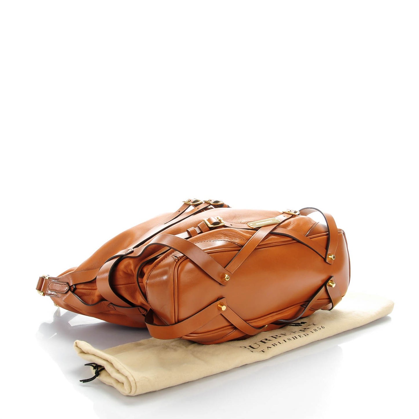 Soft Lambskin Bridle Calfskin Medium Gosford Hobo Tan