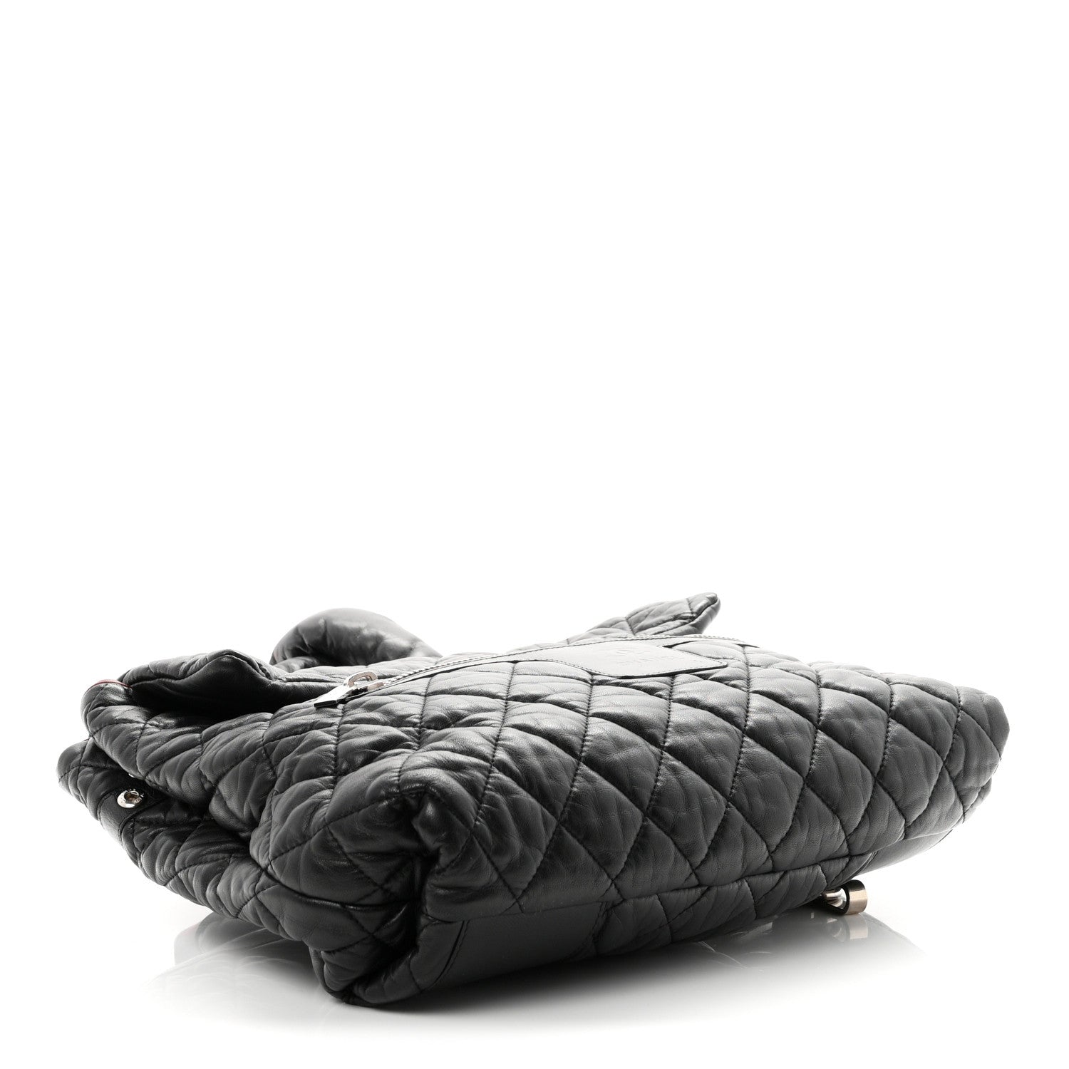 Chanel Lambskin Quilted Coco Cocoon Backpack Black 4 of 10