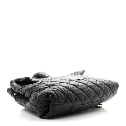 Chanel Lambskin Quilted Coco Cocoon Backpack Black 4 of 10