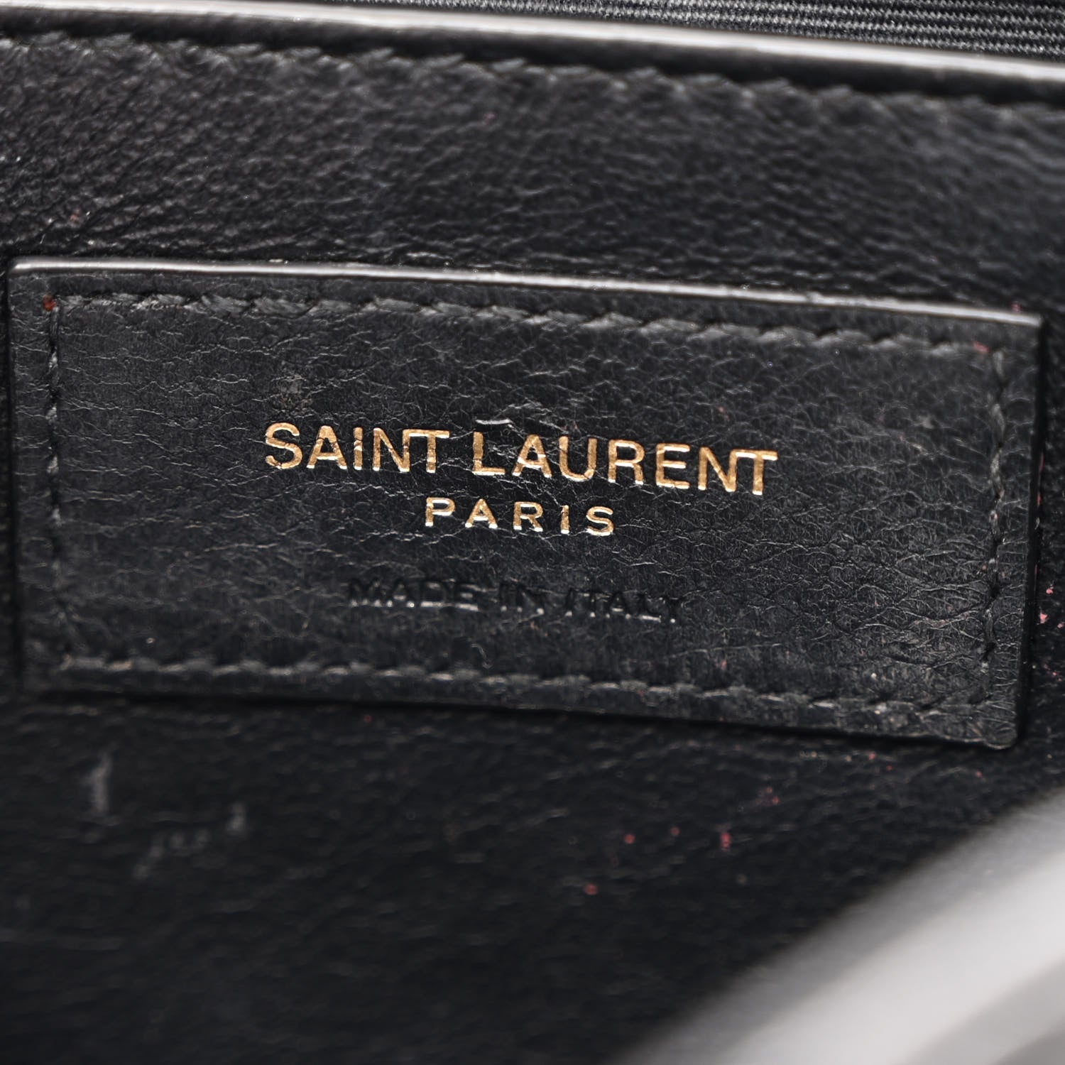 Saint Laurent Lambskin Quilted Monogram Mini Nolita Black 6 of 16