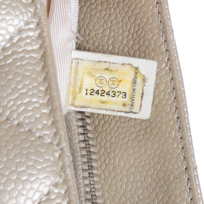 Chanel Caviar Quilted Grand Shopping Tote GST Pearl 8 of 8