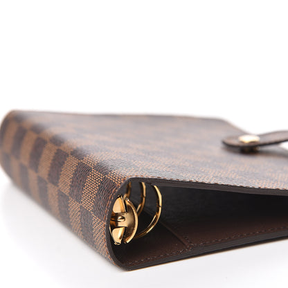 Louis Vuitton Damier Ebene Medium Ring Agenda Cover 8 of 9